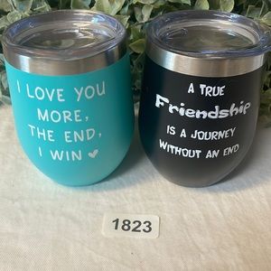 NWOT two Wine tumblers